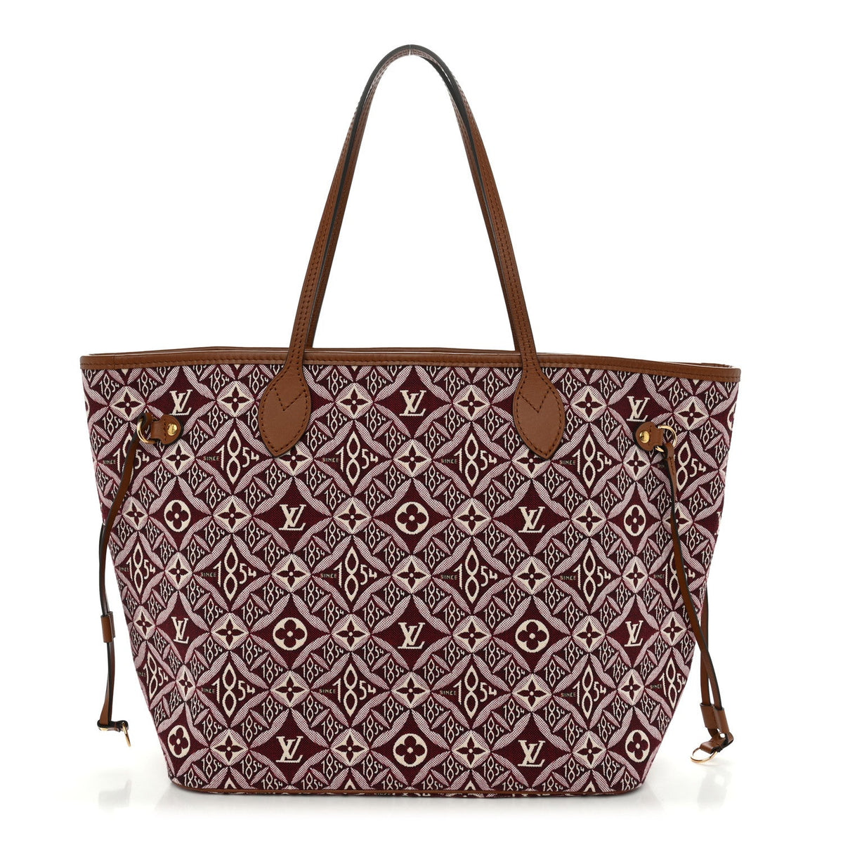 Jacquard Since 1854 Neverfull Mm Bordeau Handbag