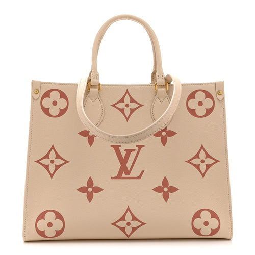 Empreinte Monogram Giant Onthego Mm Crem Handbag