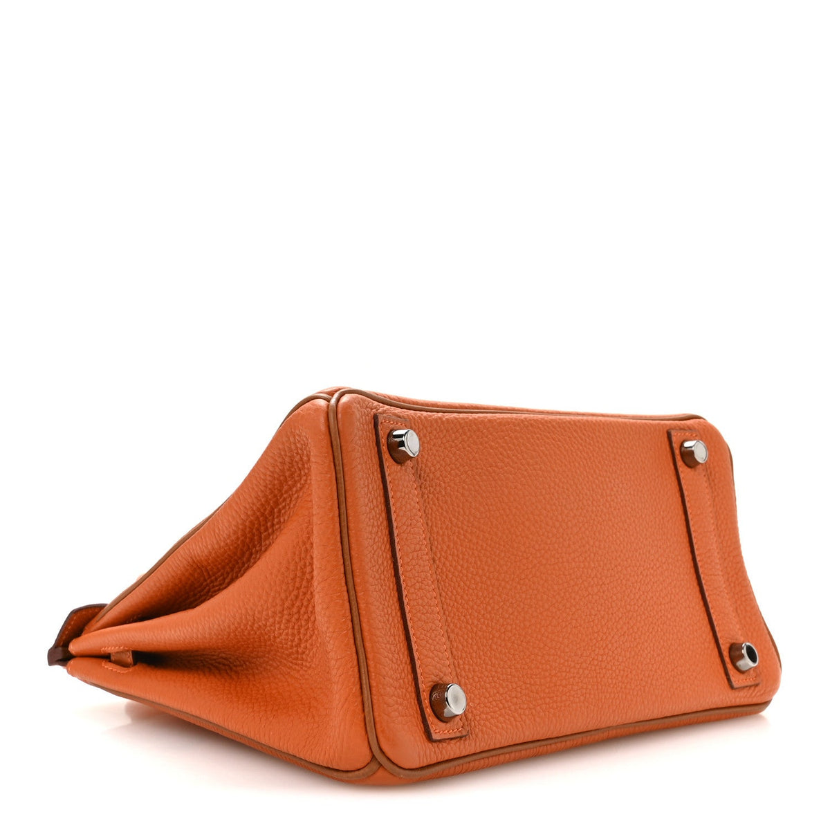 Togo Verso Birkin 25 Potiron Fauve Handbag