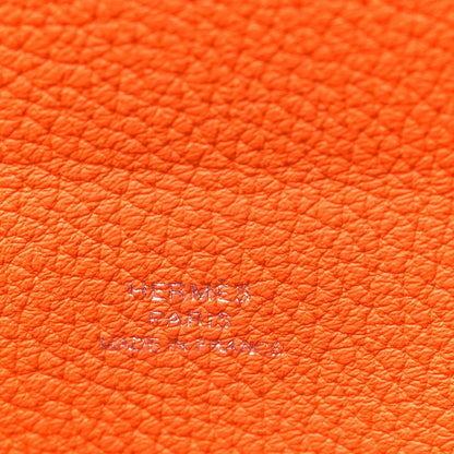 Togo Videpoches Orange Handbag