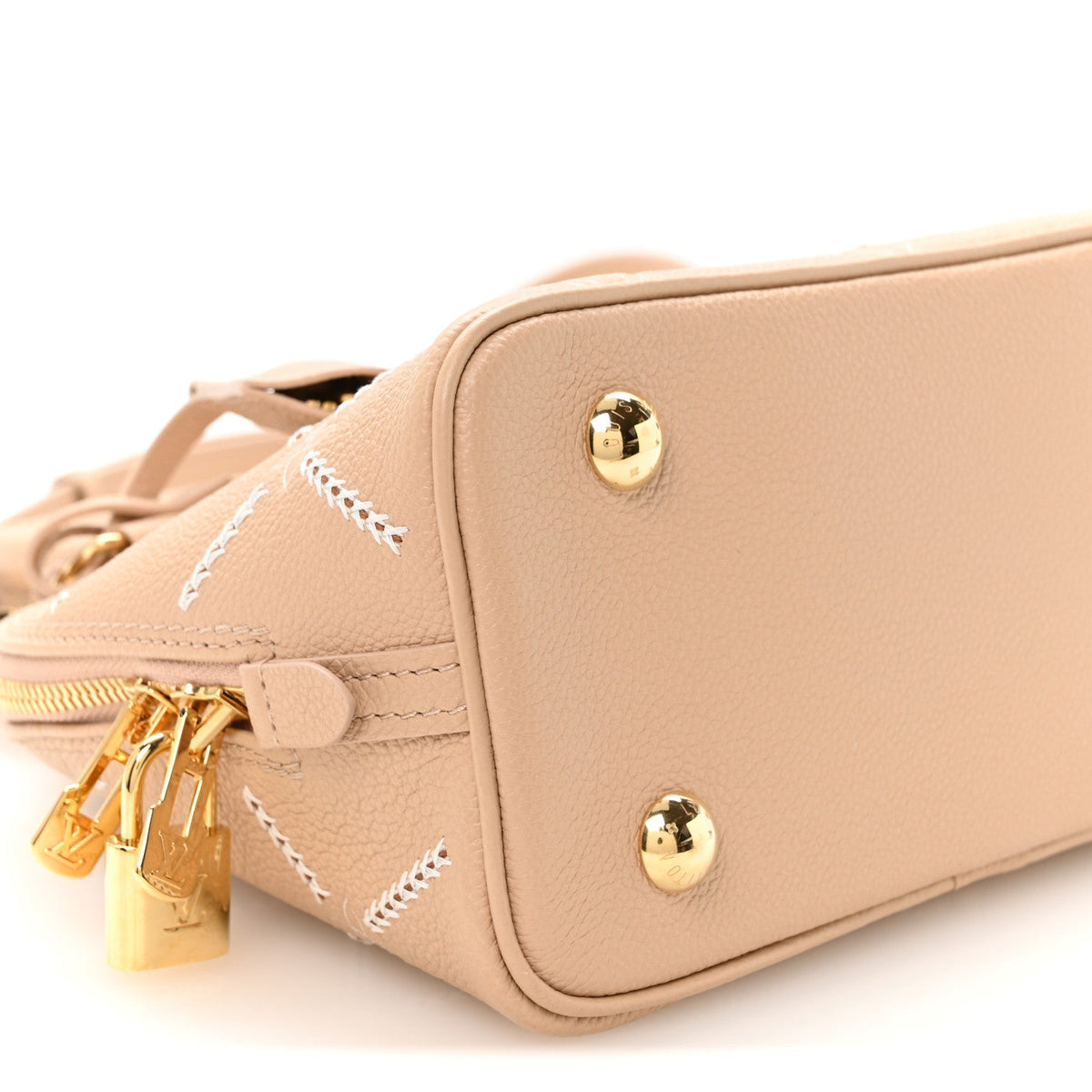 Empreinte Bi-Color Alma Bb Hazelnut Handbag