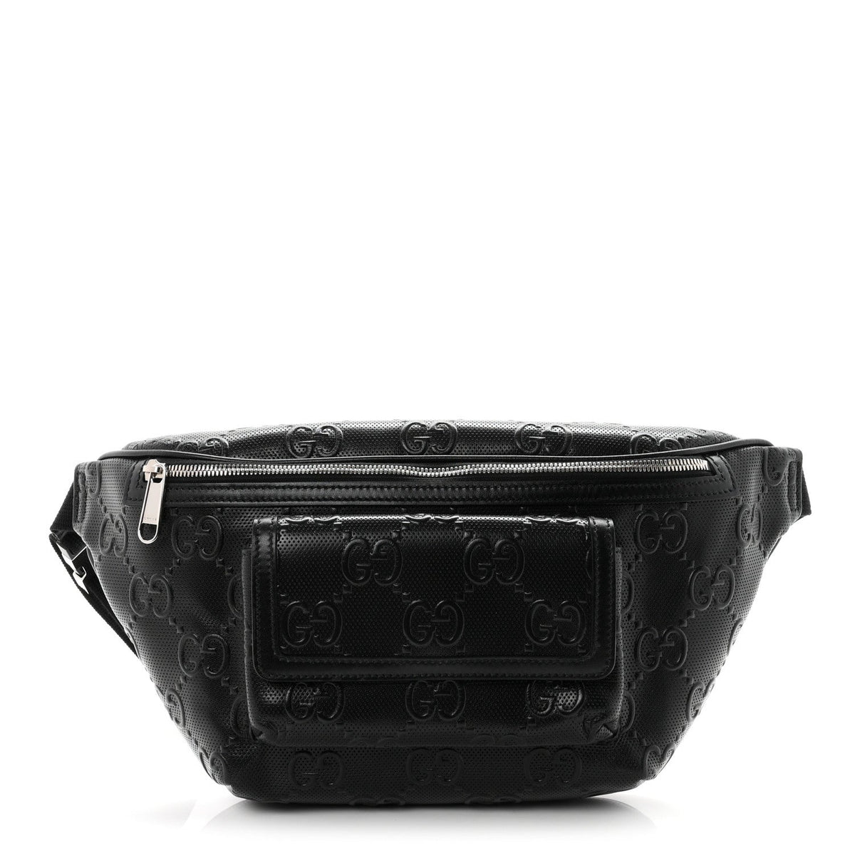 Calfskin Belt Bag - Black