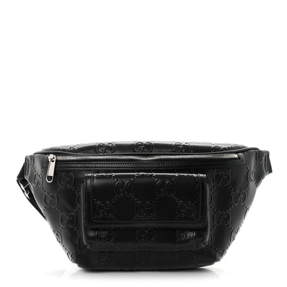 Calfskin Belt Bag - Black