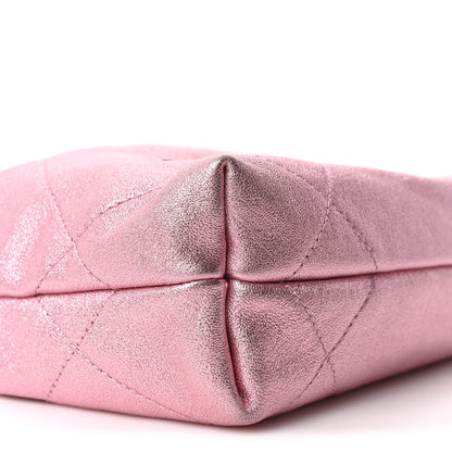 Mini Quilted Lambskin Handbag - Red