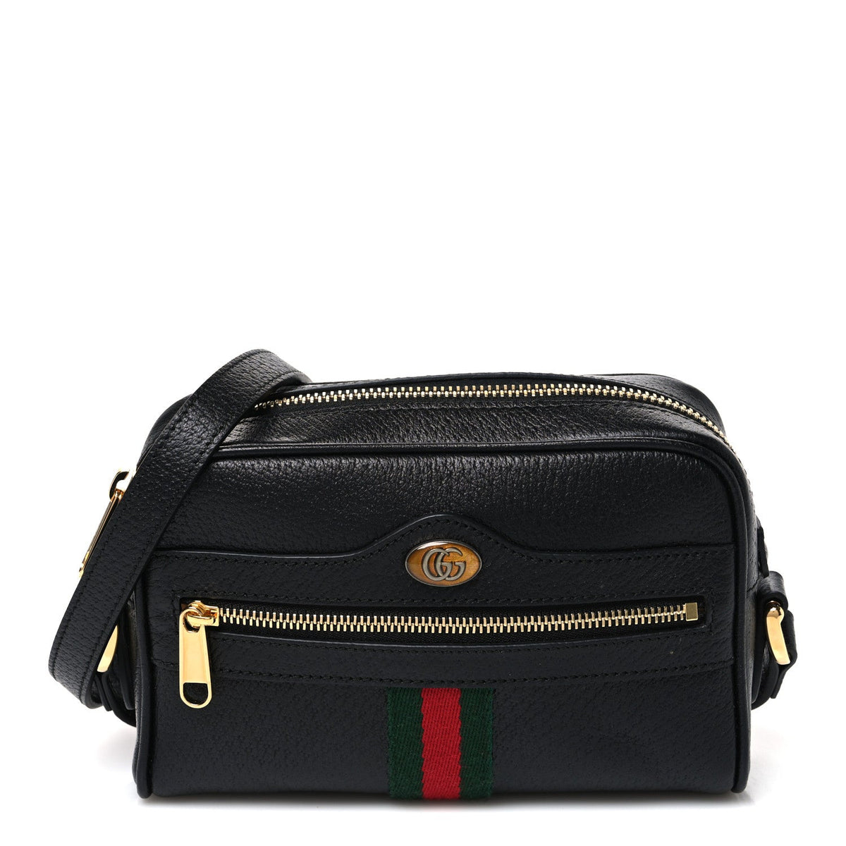 Mini Calfskin Shoulder Bag - Black