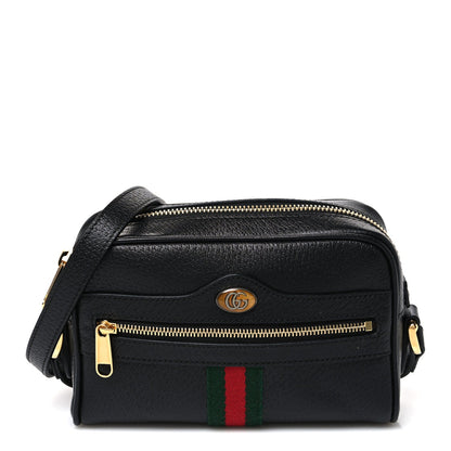 Mini Calfskin Shoulder Bag - Black