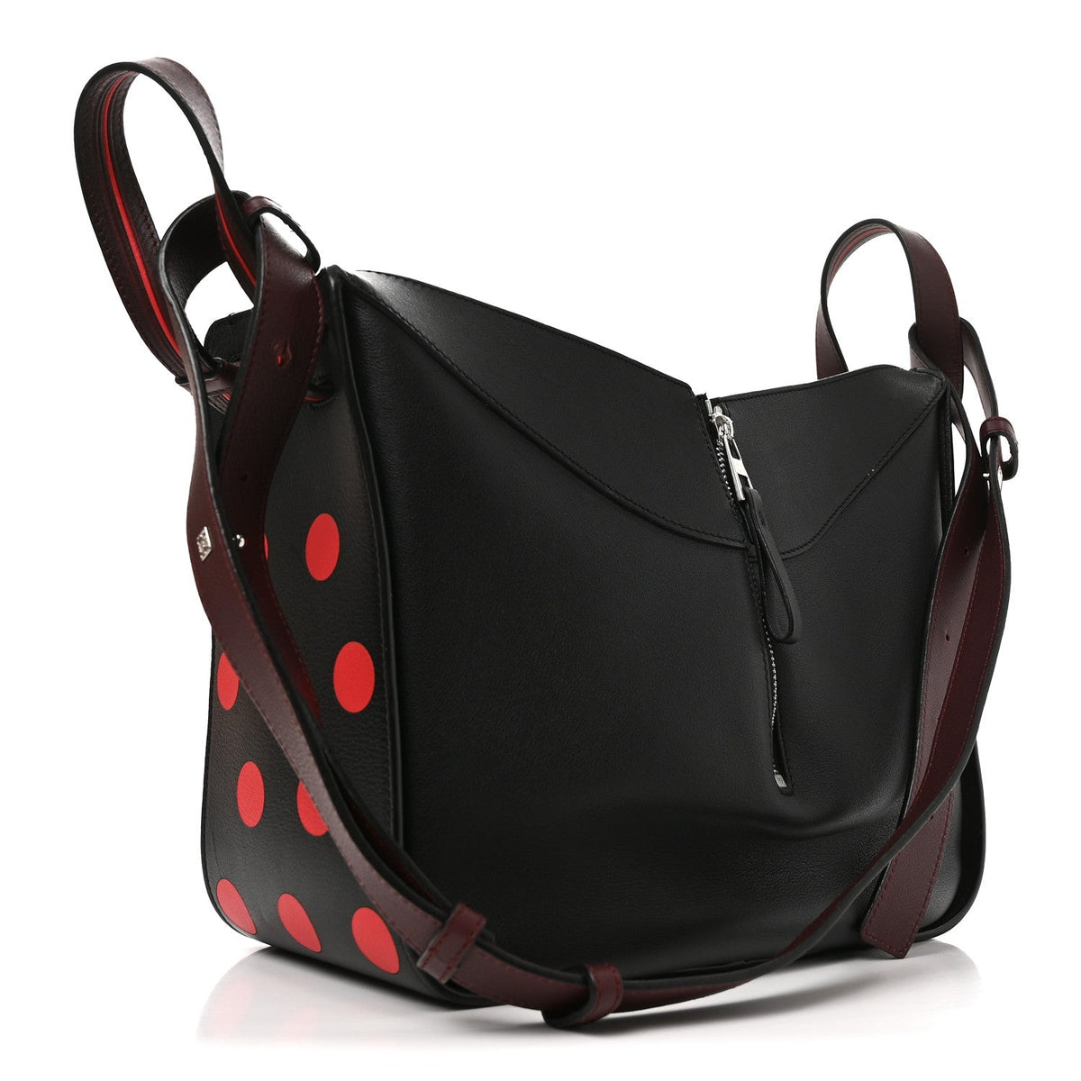 Medium Calfskin Shoulder Bag - Black