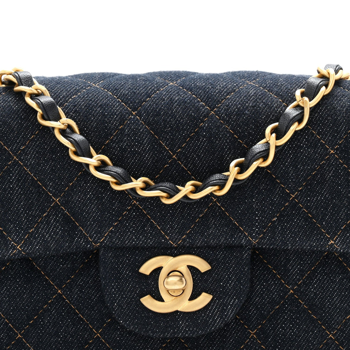 Mini Quilted Flap Shoulder Bag - Tan
