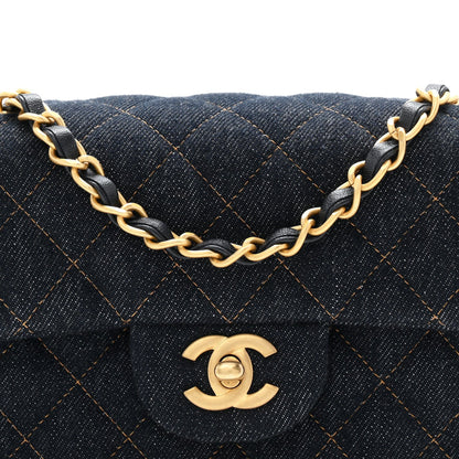 Mini Quilted Flap Shoulder Bag - Tan
