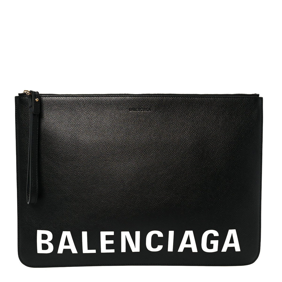 Large Calfskin Pouch - Black