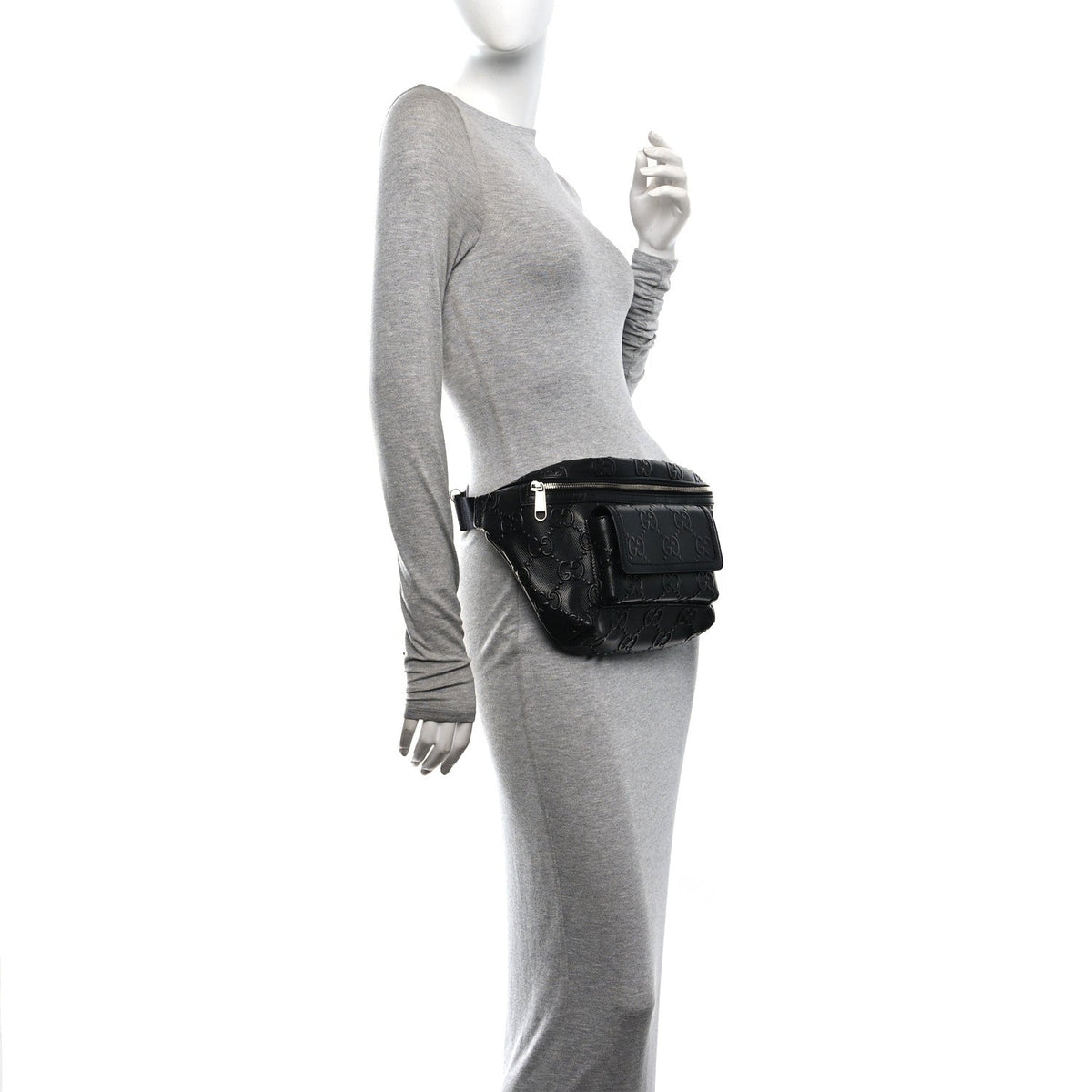 Calfskin Belt Bag - Black