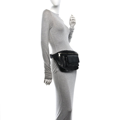 Calfskin Belt Bag - Black