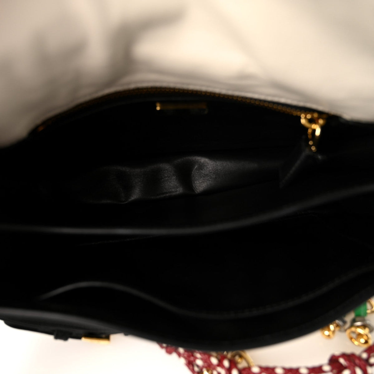 Calfskin Shoulder Bag - White