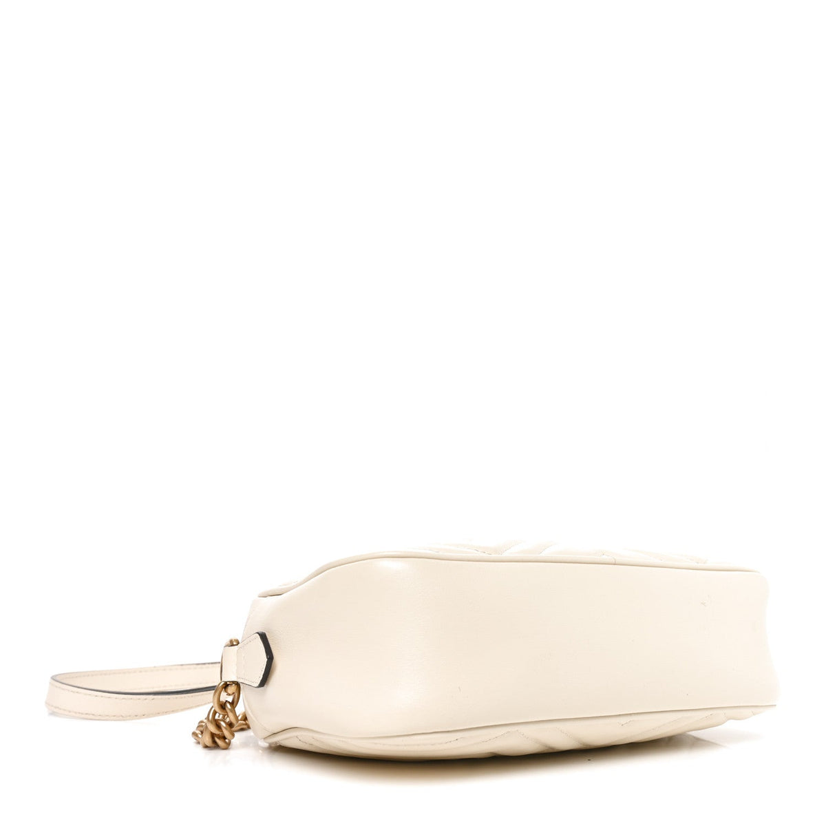 Small Calfskin Shoulder Bag - White