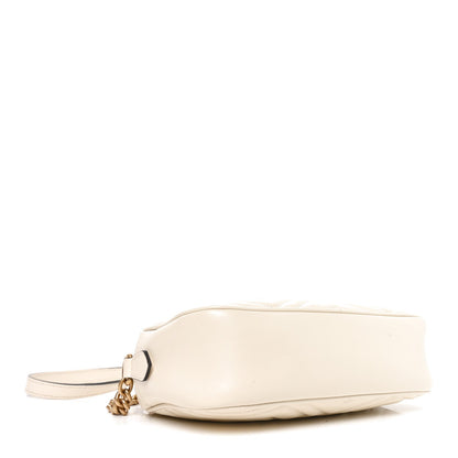 Small Calfskin Shoulder Bag - White