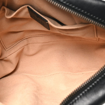 Small Calfskin Shoulder Bag - Black