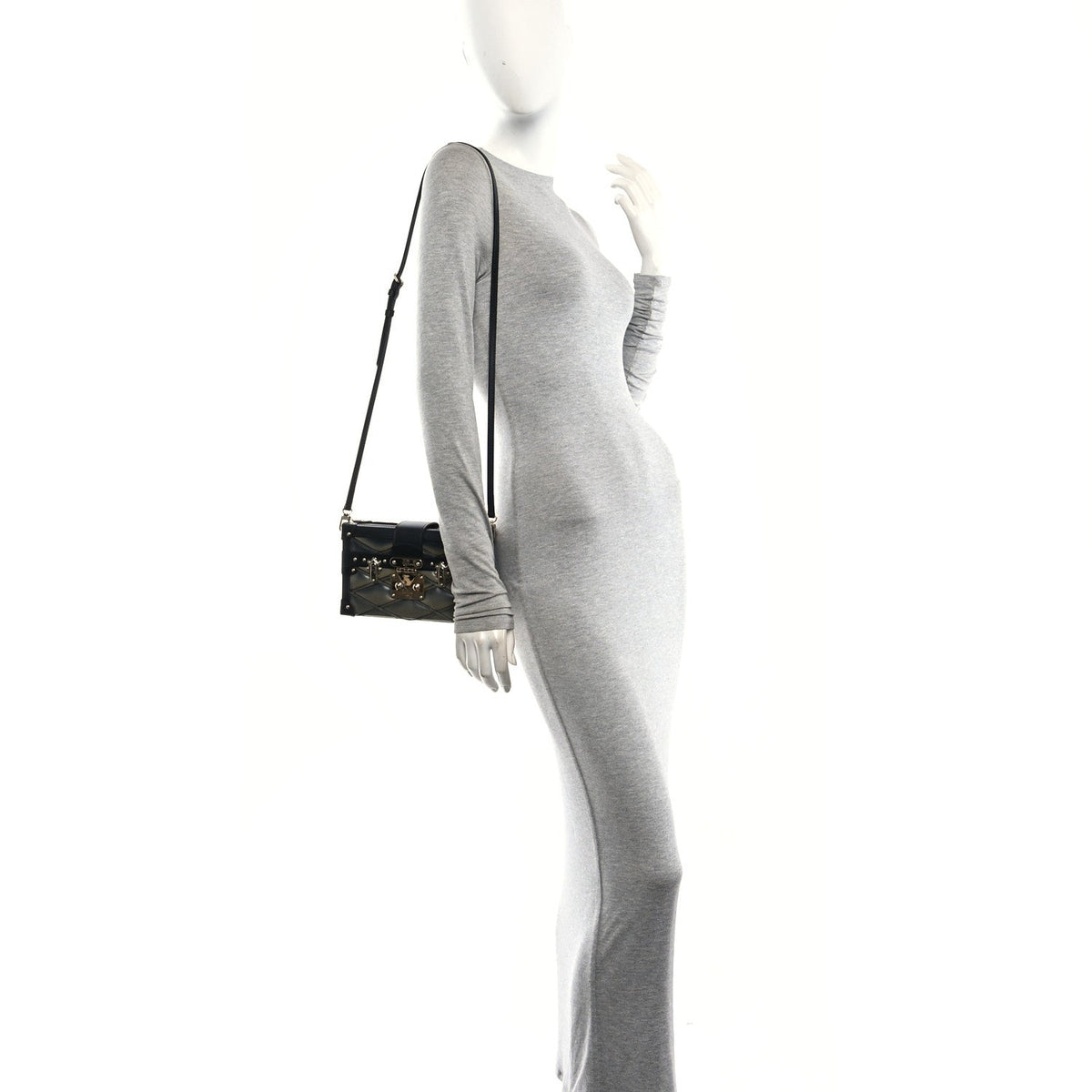 Lambskin Handbag - Black