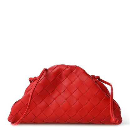 Mini Nappa Pouch - Red