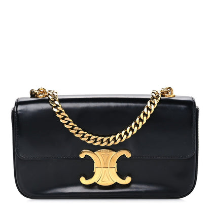 Calfskin Shoulder Bag - Black