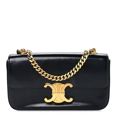 Calfskin Shoulder Bag - Black