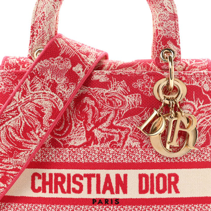 Medium Canvas Handbag - Red