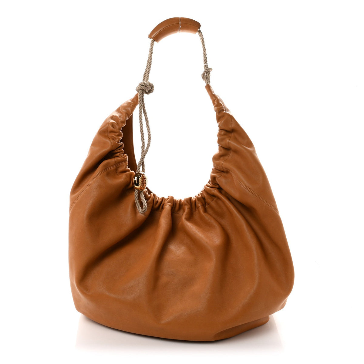 Nappa Handbag - Tan