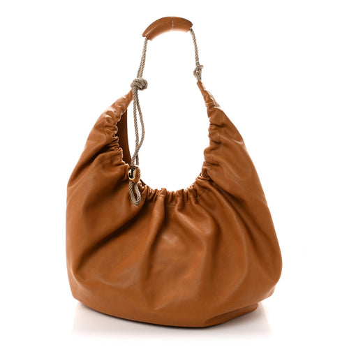Nappa Handbag - Tan