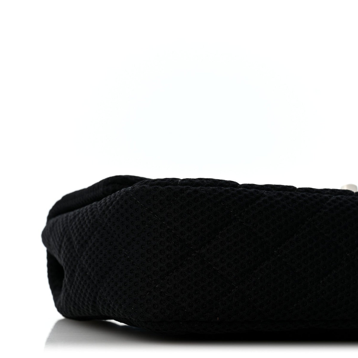 Medium Quilted Flap Shoulder Bag - Black
