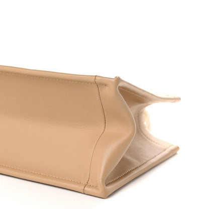Small Calfskin Tote Bag - Gold