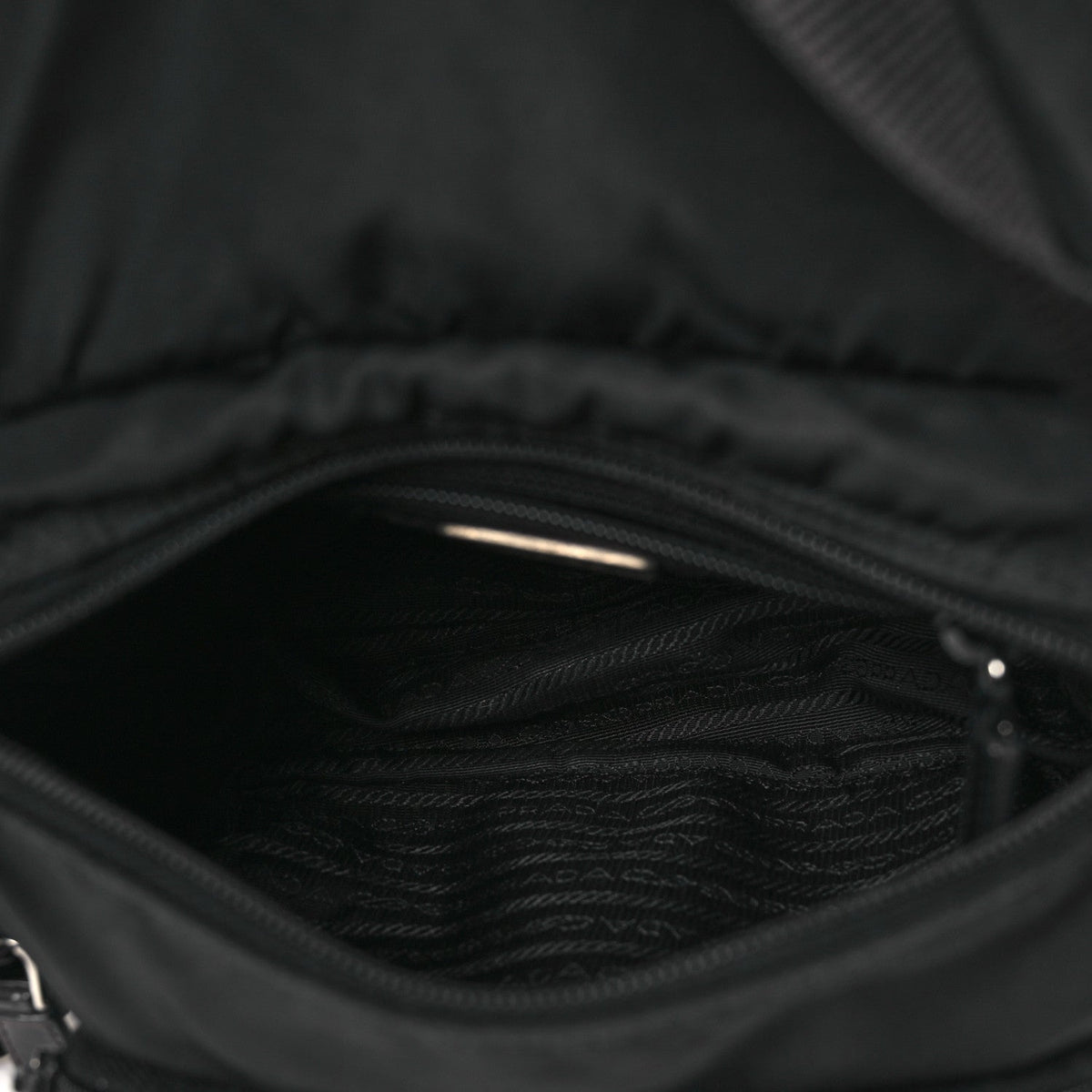 Small Nylon Handbag - Black