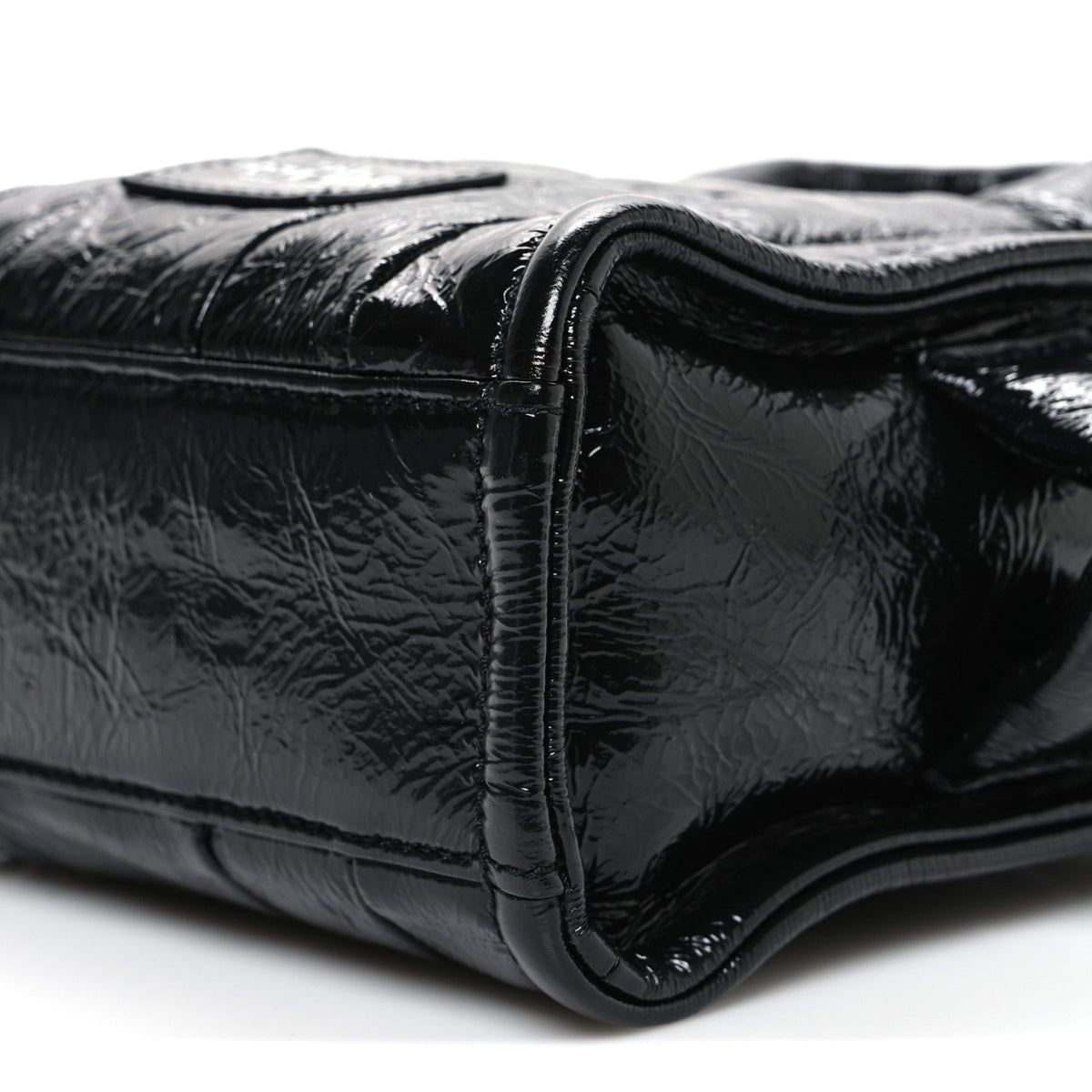 Mini Calfskin Tote Bag - Black