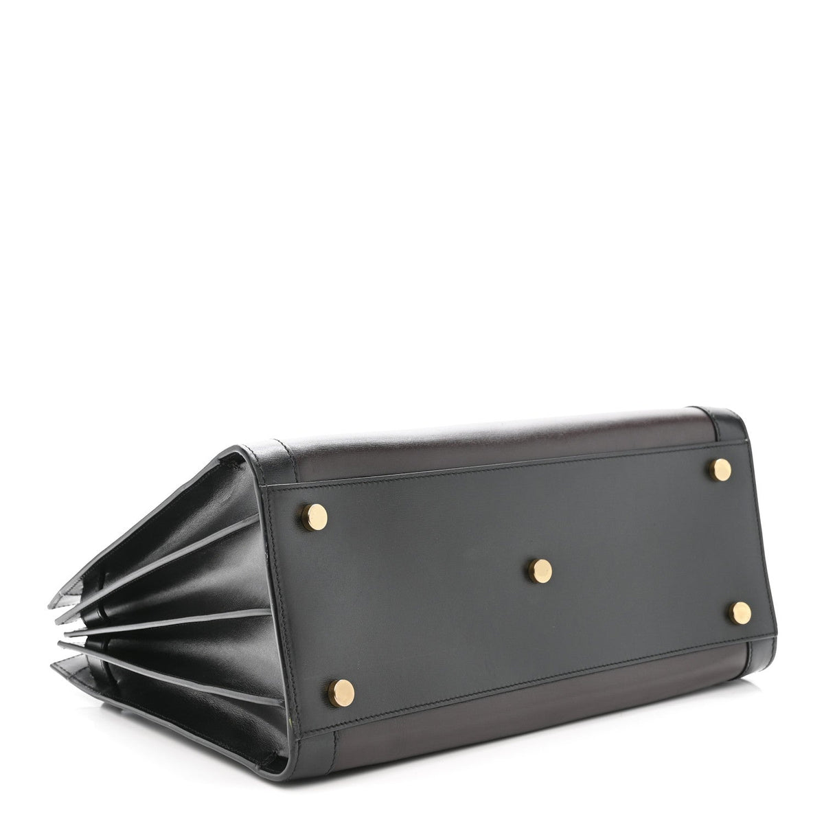 Small Calfskin Handbag - Black