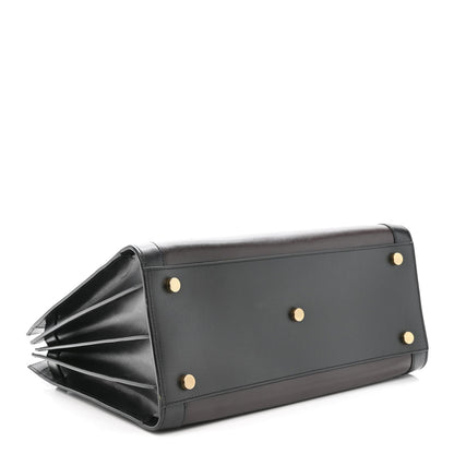 Small Calfskin Handbag - Black
