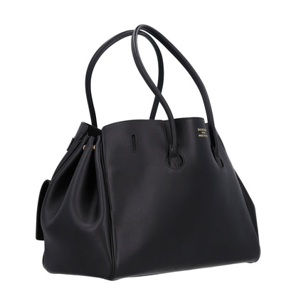 Medium Calfskin Handbag - Black