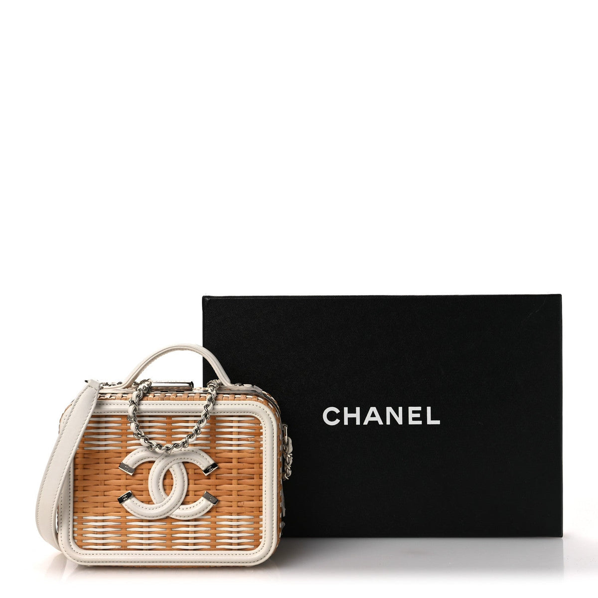 Small Calfskin Handbag - White