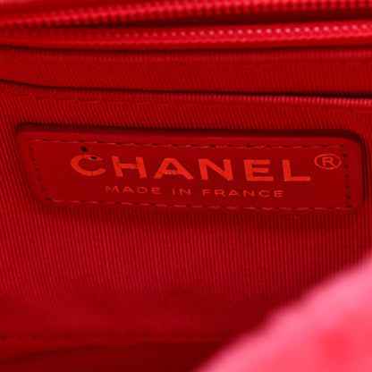 Quilted Shearling Bucket Bag