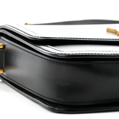 Small Calfskin Satchel Bag - Black
