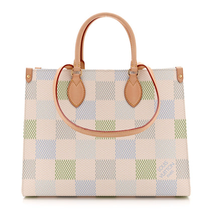 Damier Giant Onthego Mm Pistachio Handbag