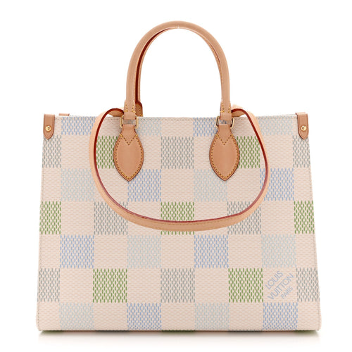 Damier Giant Onthego Mm Pistachio Handbag