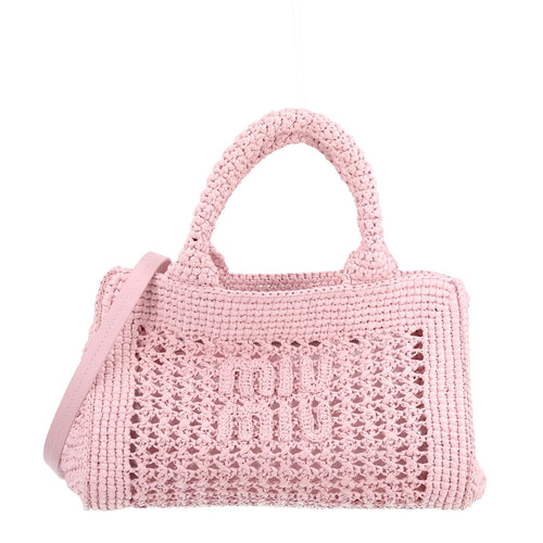 Fabric Tote Bag - Pink