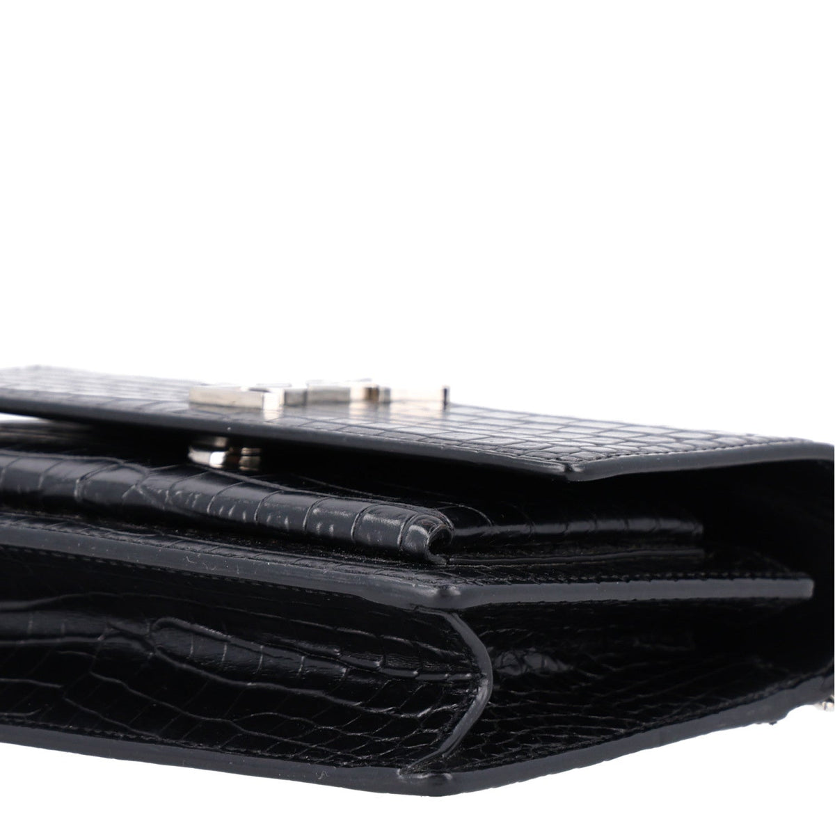 Calfskin Wallet Bag - Black