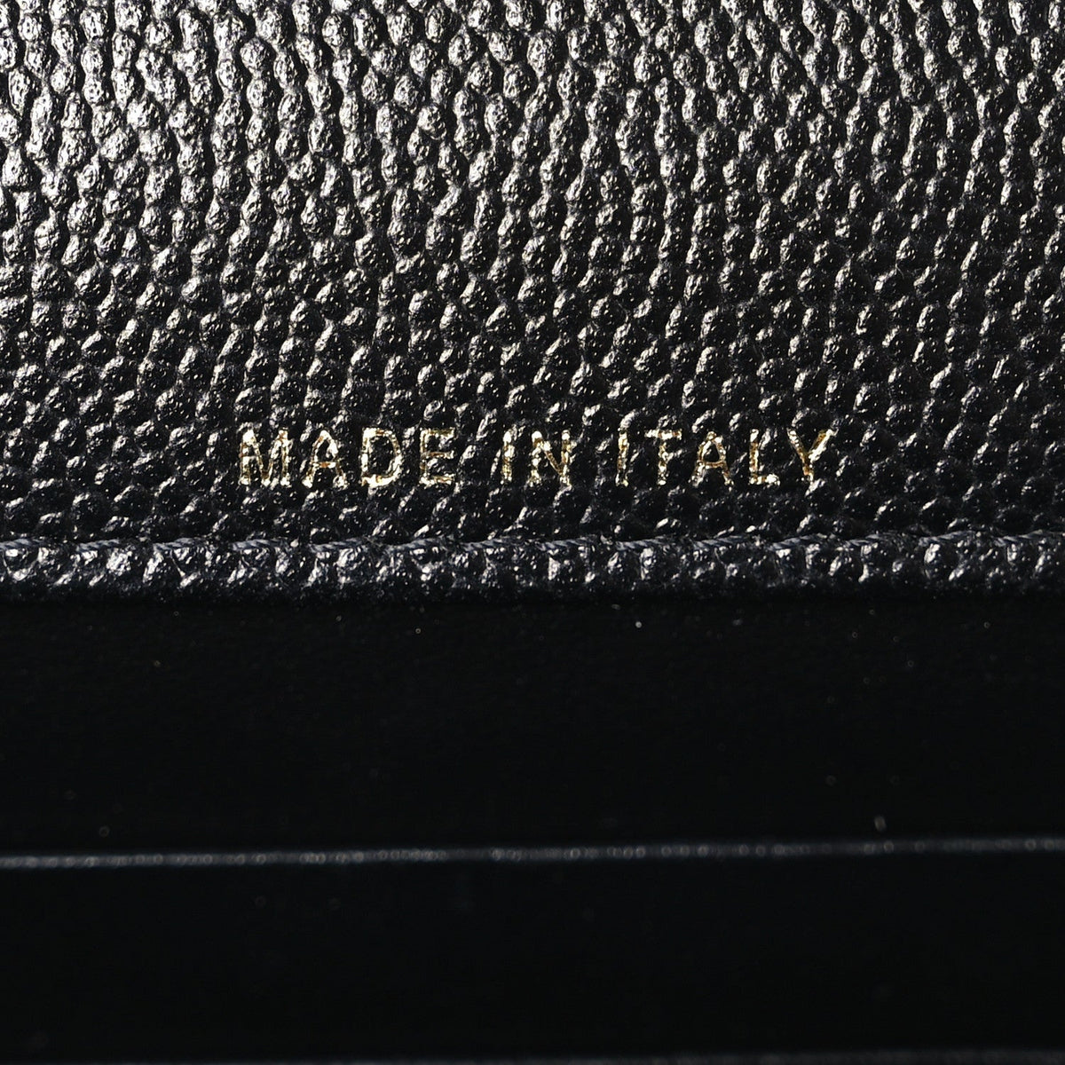 Quilted Caviar Clutch Bag - Black