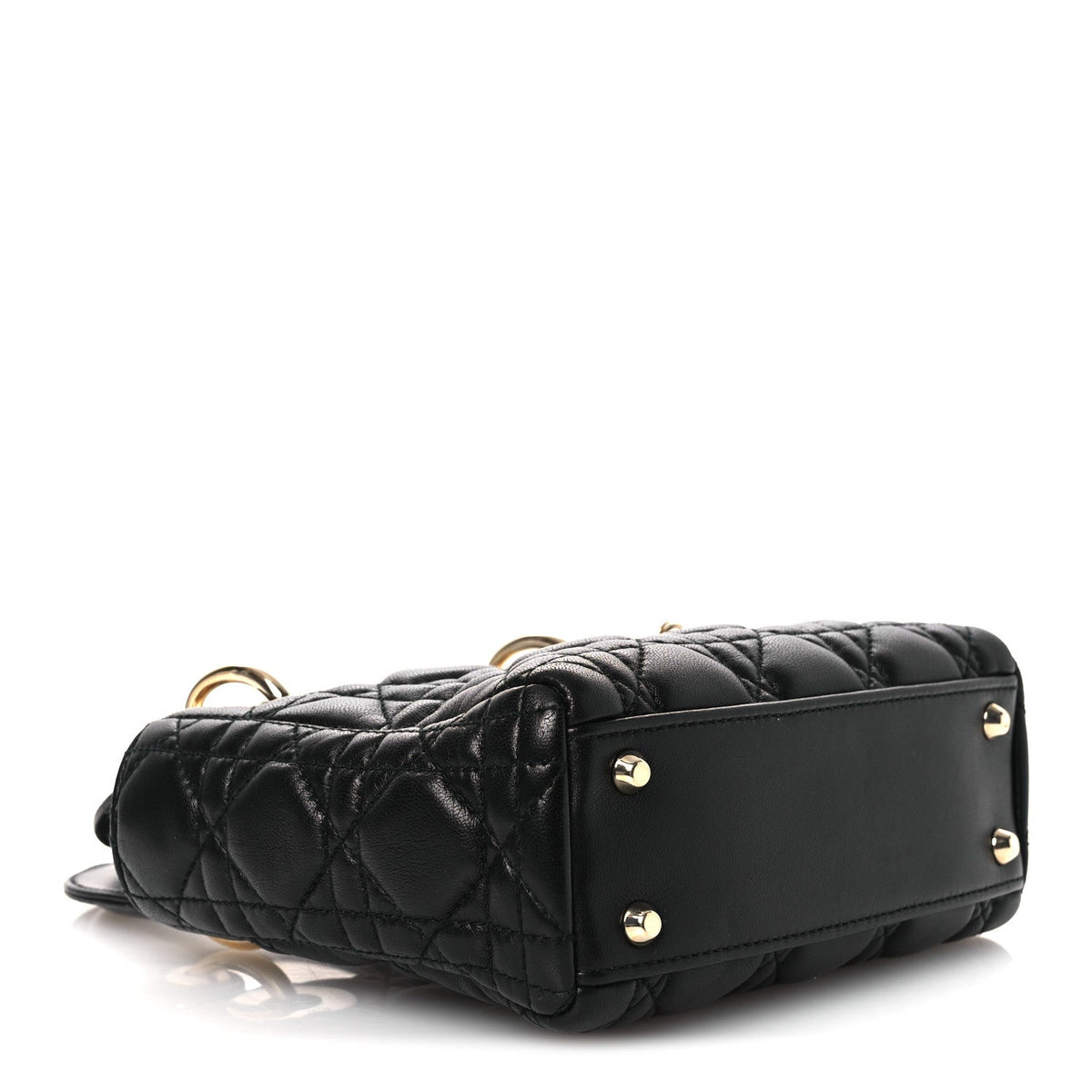 Mini Lambskin Handbag - Black