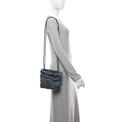 Mini Quilted Handbag - Blue