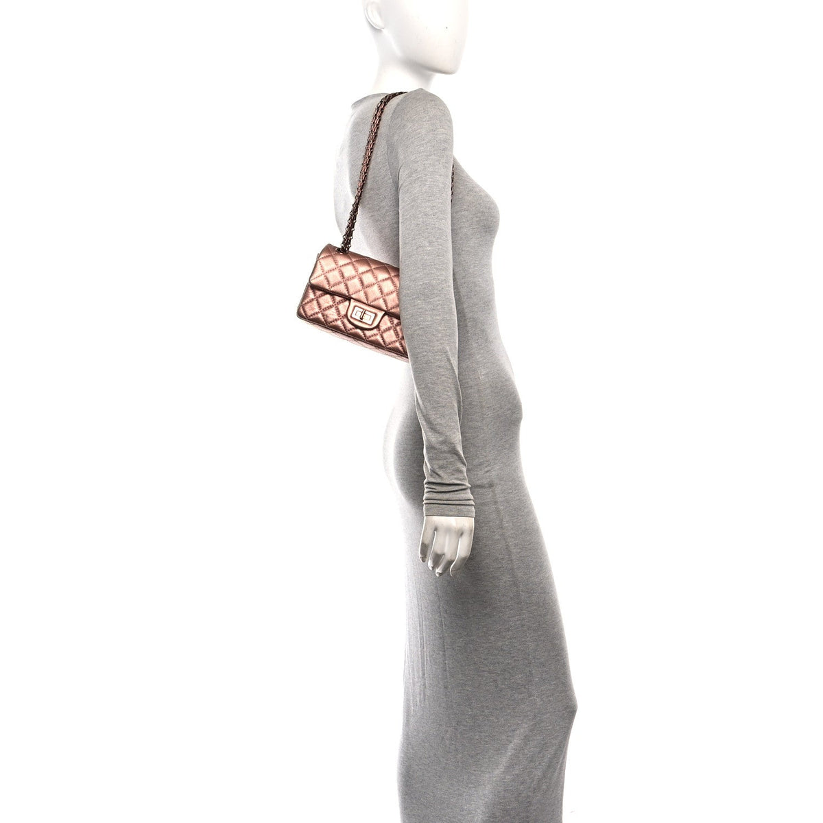Mini Quilted Calfskin Flap Shoulder Bag - Pink