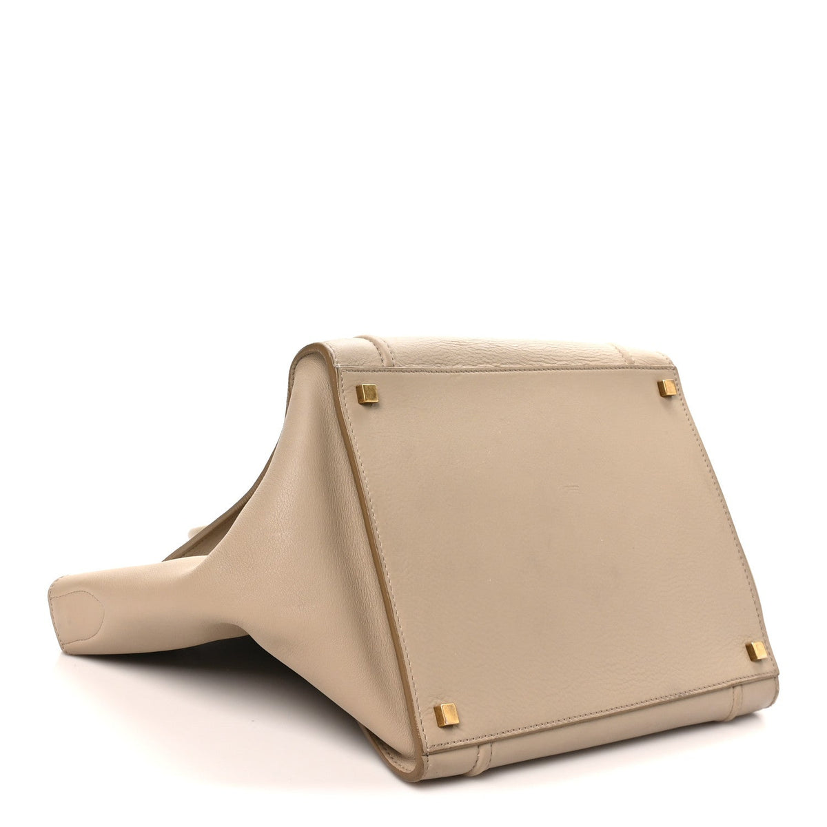 Medium Calfskin Travel Bag - Beige