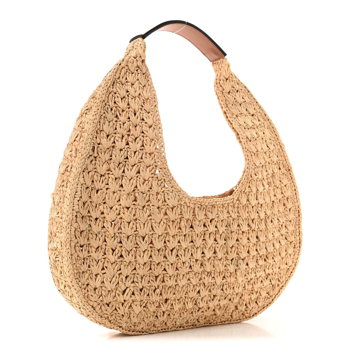 Calfskin Hobo Bag - Natural