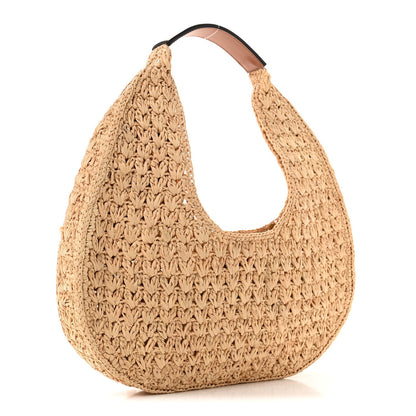 Calfskin Hobo Bag - Natural