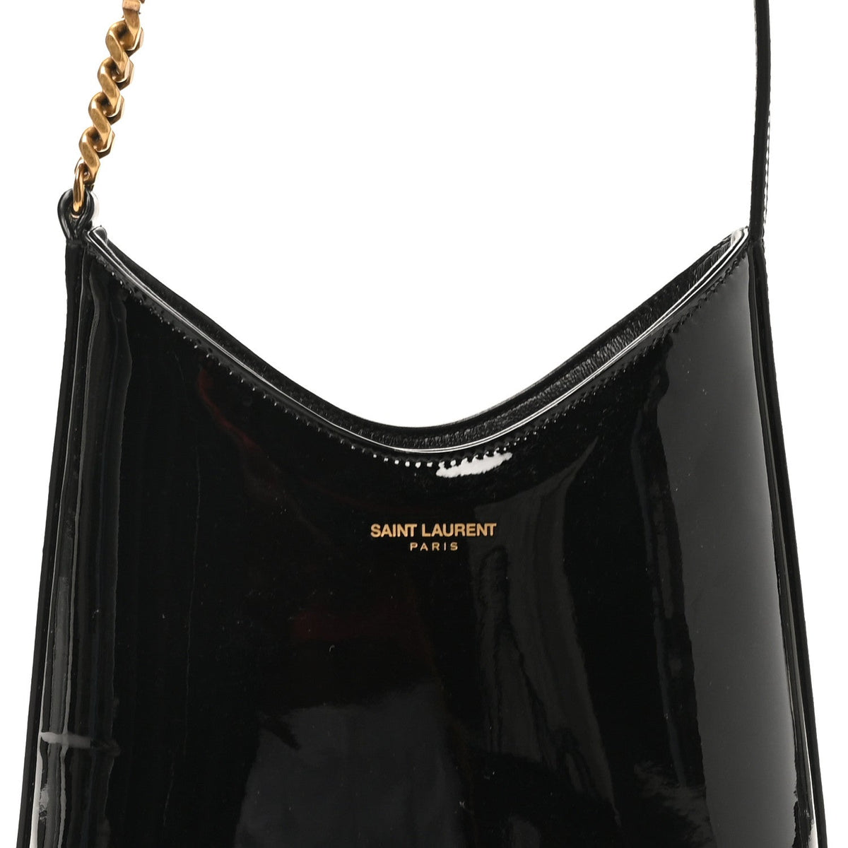 Mini Calfskin Hobo Bag - Black