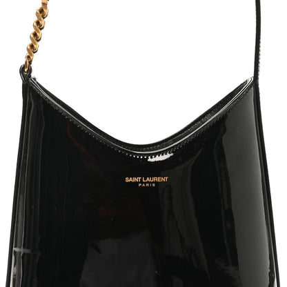 Mini Calfskin Hobo Bag - Black